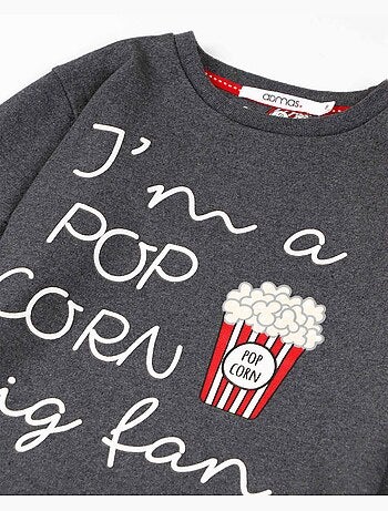 Pigiama a maniche lunghe DIVER Popcorn per bambini