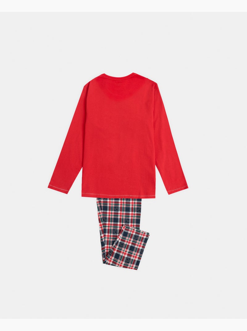 Pigiama a maniche lunghe Feeling Jolly per bambine DISNEY Rosso - Kiabi