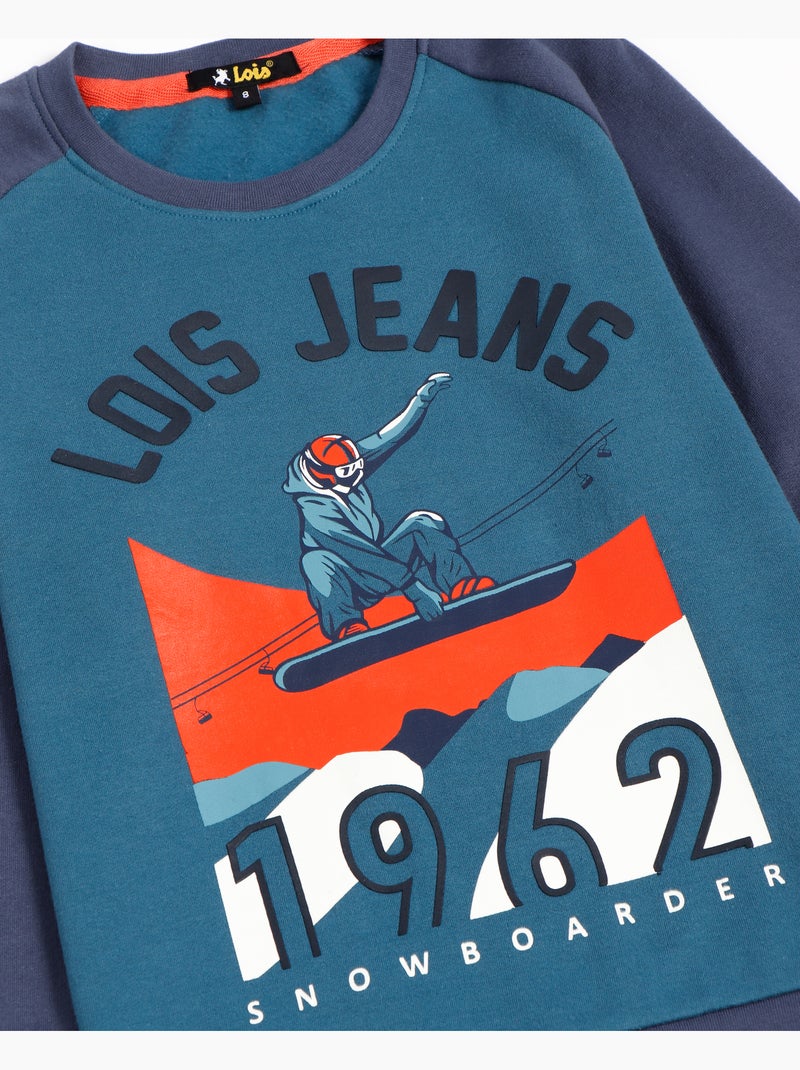 Pigiama a maniche lunghe LOIS Ranglan XGames per bambini Blu - Kiabi