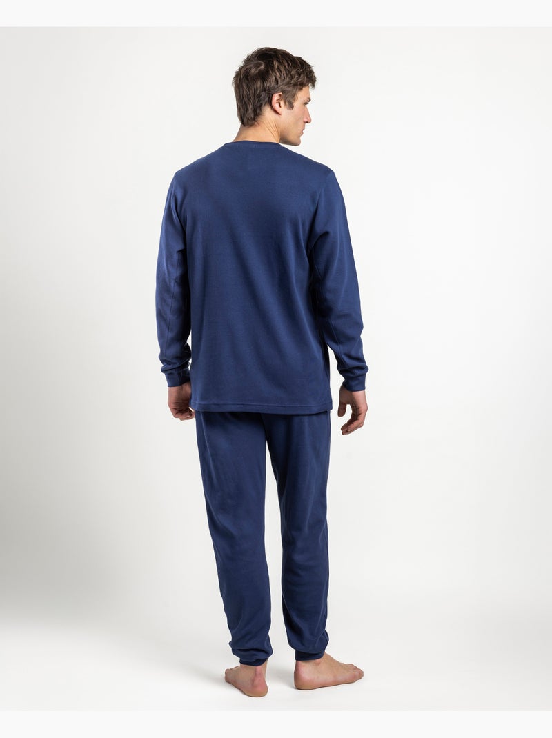 Pigiama a maniche lunghe LOIS Roy da uomo Blu - Kiabi