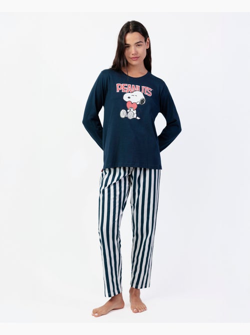 Pigiama a maniche lunghe Love Sailor da donna PEANUTS - Kiabi Pigiama a maniche lunghe Love Sailor da donna PEANUTS - Kiabi