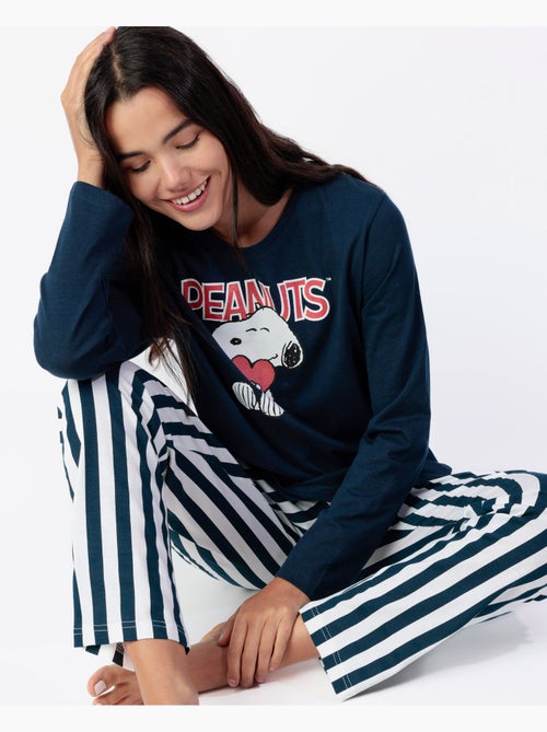Pigiama a maniche lunghe Love Sailor da donna PEANUTS - Kiabi Pigiama a maniche lunghe Love Sailor da donna PEANUTS - Kiabi