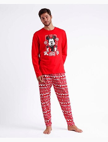 Pigiama a maniche lunghe natalizio da uomo DISNEY Mickey