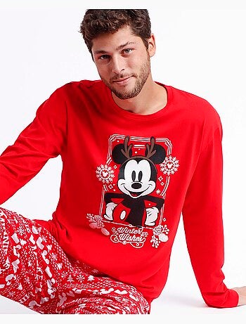 Pigiama a maniche lunghe natalizio da uomo DISNEY Mickey