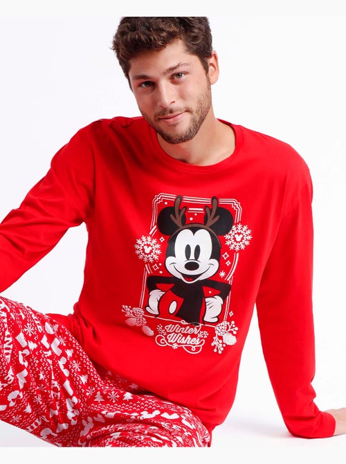 Pigiama a maniche lunghe natalizio da uomo DISNEY Mickey - Kiabi