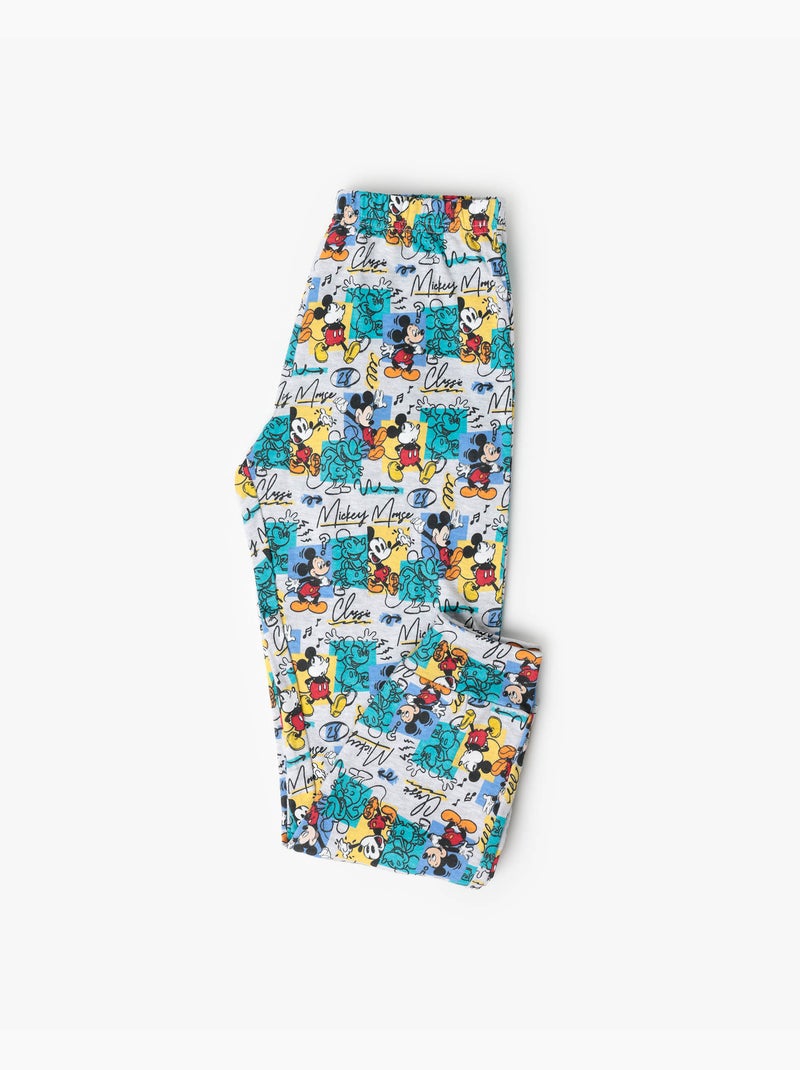 Pigiama a maniche lunghe originale DISNEY Mickey per bambini Grigio melangiato - Kiabi