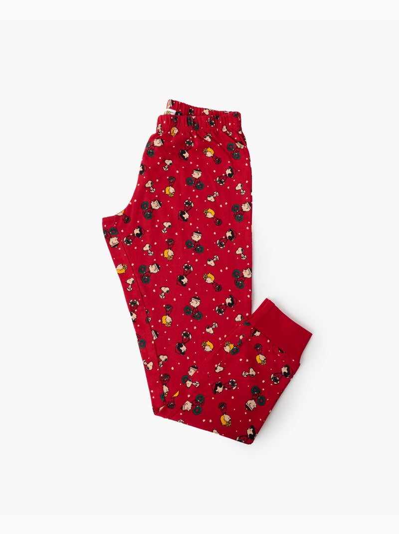 Pigiama a maniche lunghe PEANUTS HoHo Mood per ragazza Rosso - Kiabi