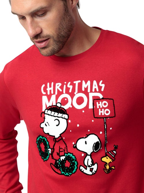 Pigiama a maniche lunghe PEANUTS HoHo Mood per uomo - Kiabi Pigiama a maniche lunghe PEANUTS HoHo Mood per uomo - Kiabi