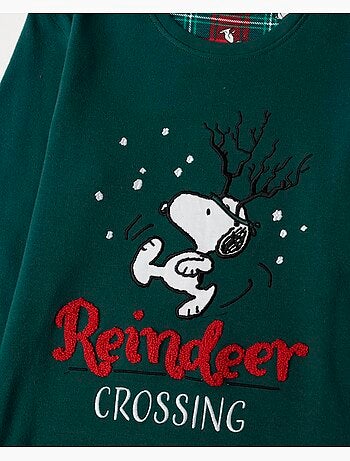 Pigiama a maniche lunghe PEANUTS Reindeer Crossing per ragazzi