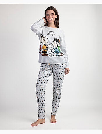 Pigiama a maniche lunghe PEANUTS Snoopy & Friends per donna