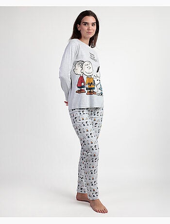 Pigiama a maniche lunghe PEANUTS Snoopy & Friends per donna