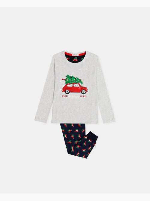 Pigiama a maniche lunghe per bambina con motivo albero di Natale ADMAS - Kiabi Pigiama a maniche lunghe per bambina con motivo albero di Natale ADMAS - Kiabi