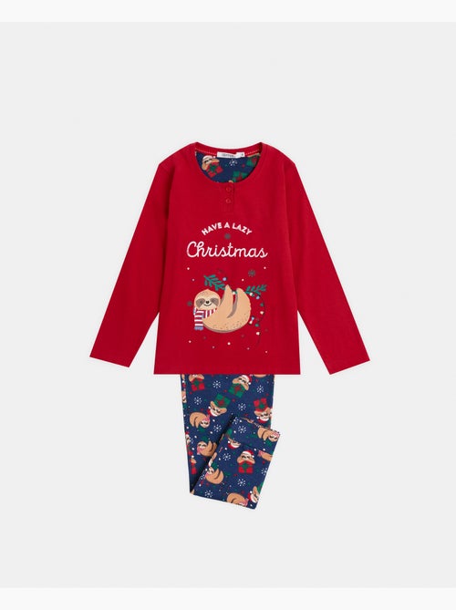 Pigiama a maniche lunghe per bambini ADMAS Have a Lazy Christmas - Kiabi Pigiama a maniche lunghe per bambini ADMAS Have a Lazy Christmas - Kiabi