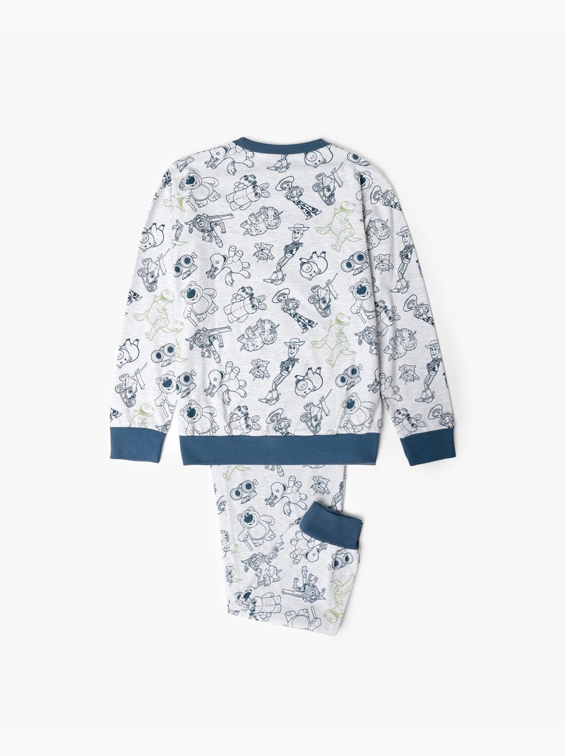 Pigiama a maniche lunghe per bambini di TOY STORY Totally Terrific Grigio melangiato - Kiabi