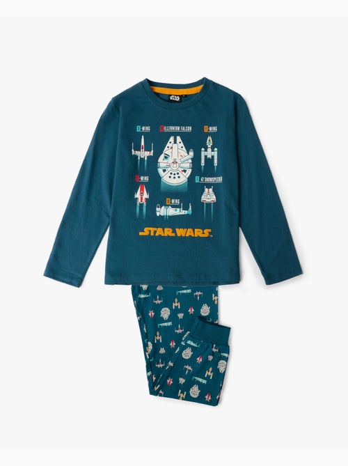 Pigiama a maniche lunghe per bambini STAR WARS Spaceship - Kiabi Pigiama a maniche lunghe per bambini STAR WARS Spaceship - Kiabi