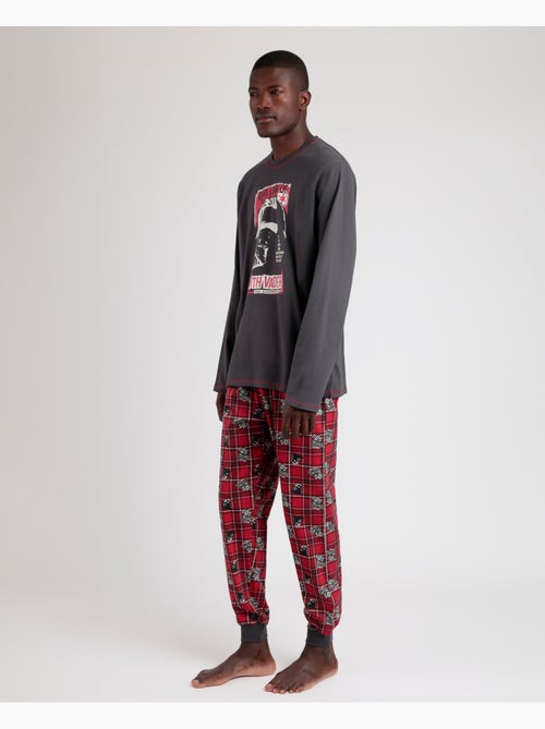 Pigiama a maniche lunghe punk Vader da uomo di STAR WARS - Kiabi Pigiama a maniche lunghe punk Vader da uomo di STAR WARS - Kiabi