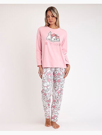 Pigiama a maniche lunghe Sleepy Marie da donna DISNEY