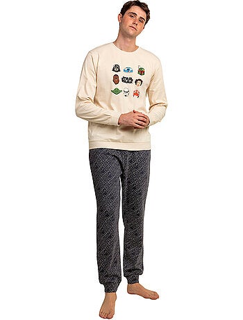 Pigiama a maniche lunghe STAR WARS Galaxy Faces per uomo