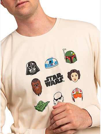 Pigiama a maniche lunghe STAR WARS Galaxy Faces per uomo
