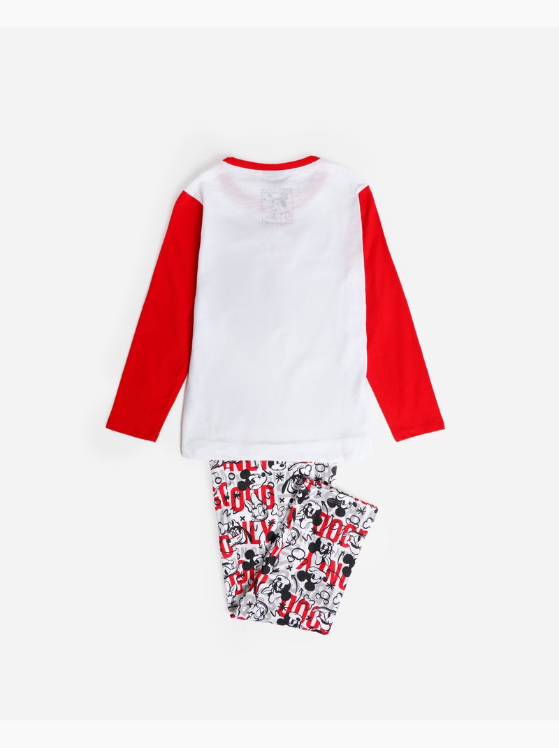 Pigiama a maniche lunghe Stay True per bambine DISNEY Rosso - Kiabi