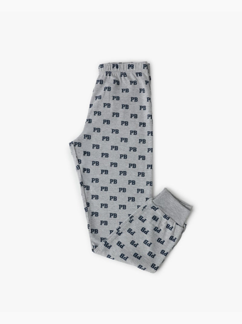 Pigiama a maniche lunghe Varsity per ragazzi PADDINGTON Blu marino - Kiabi