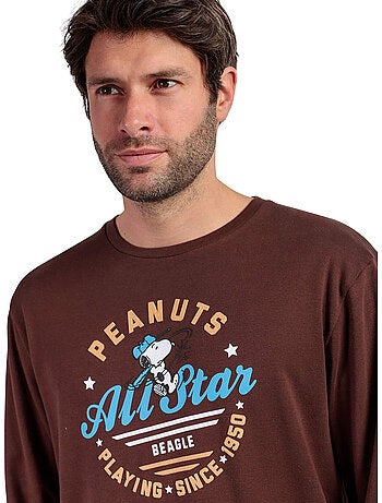Pigiama a maniche lunghe Varsity Squad da uomo dei PEANUTS