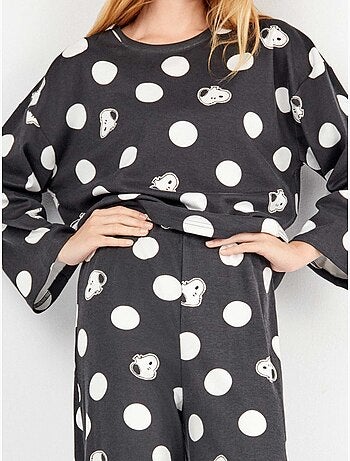 Pigiama a pois maxi snoopy