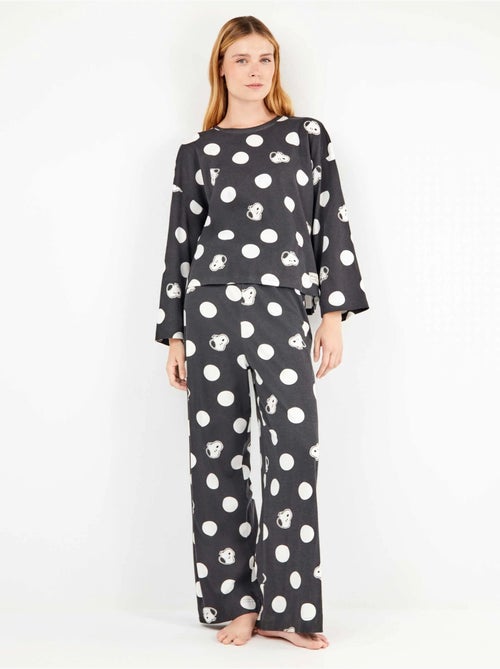 Pigiama a pois maxi snoopy - Kiabi Pigiama a pois maxi snoopy - Kiabi