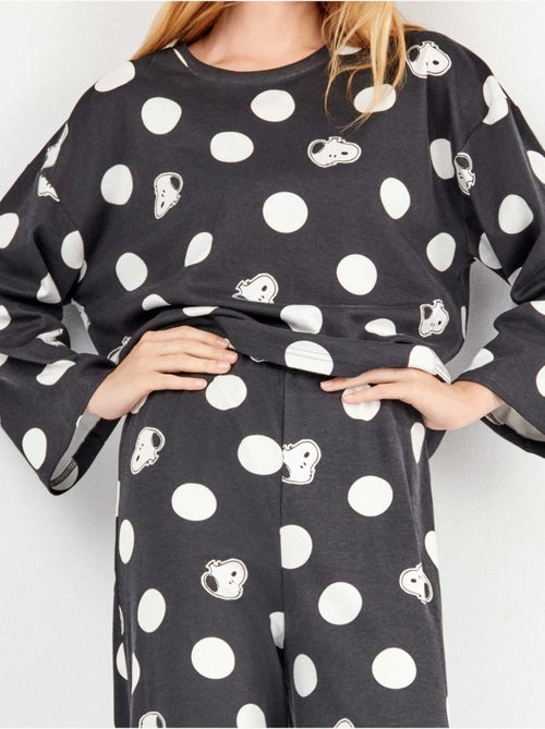 Pigiama a pois maxi snoopy - Kiabi Pigiama a pois maxi snoopy - Kiabi