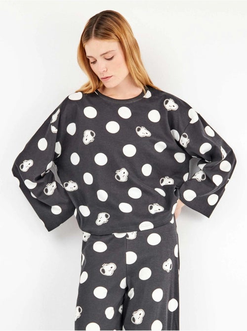 Pigiama a pois maxi snoopy - Kiabi Pigiama a pois maxi snoopy - Kiabi