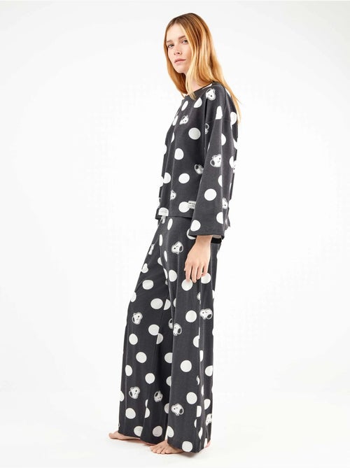 Pigiama a pois maxi snoopy - Kiabi Pigiama a pois maxi snoopy - Kiabi