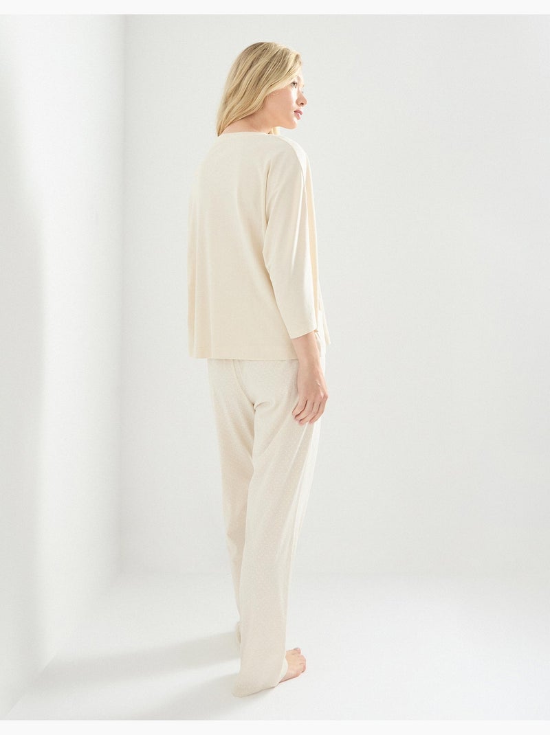 Pigiama a pois, MO Fashion Beige - Kiabi