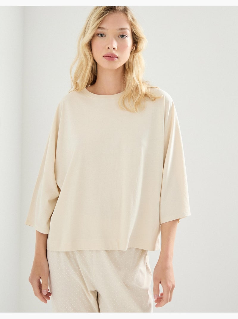 Pigiama a pois, MO Fashion Beige - Kiabi