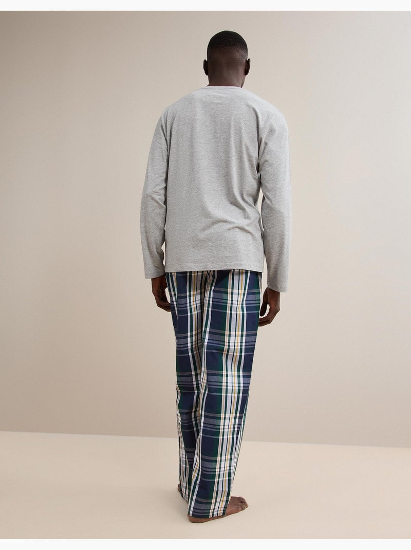 Pigiama a quadri, mo fashion Grigio - Kiabi