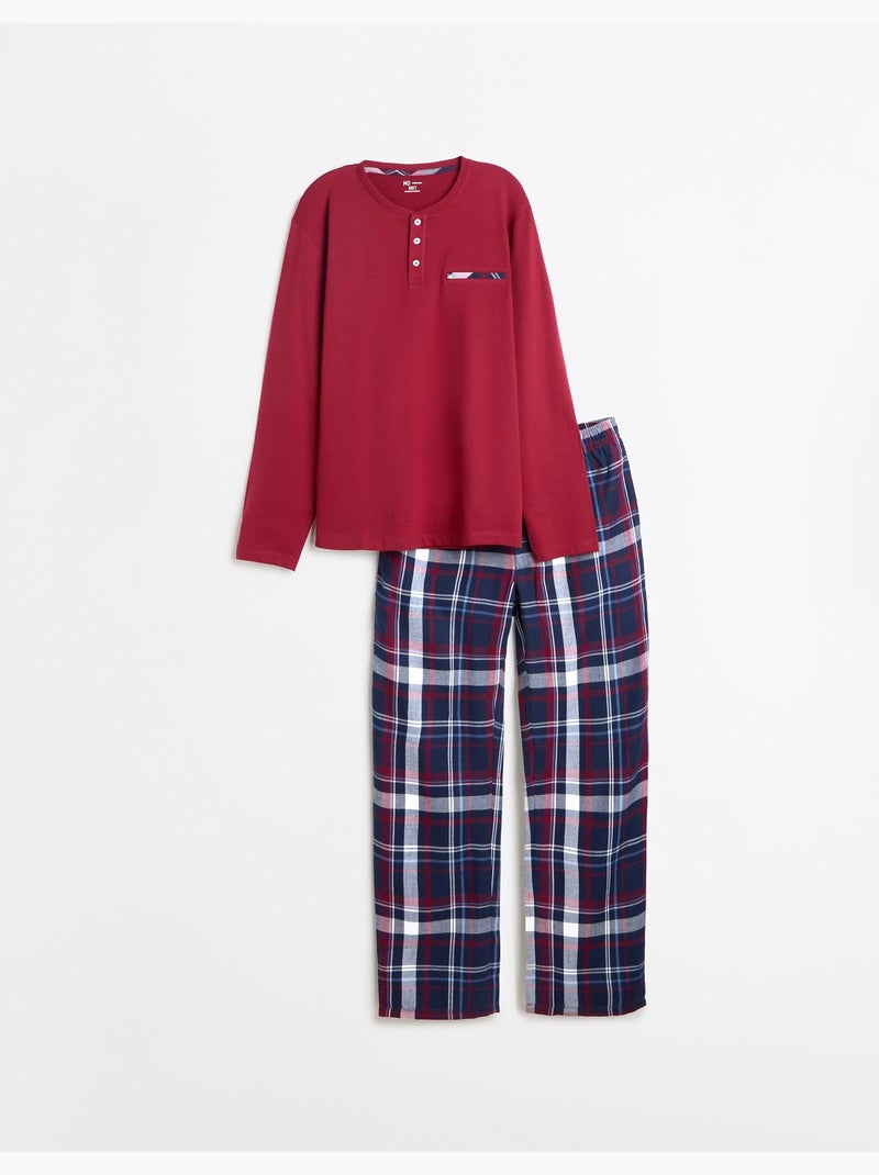 Pigiama a quadri, mo fashion Rosso - Kiabi
