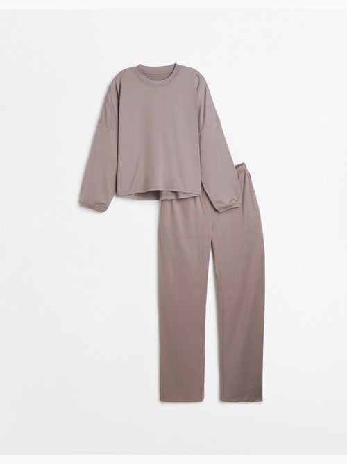 Pigiama a righe a maglia, mo fashion - Kiabi