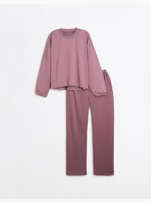 Pigiama a righe a maglia, mo fashion - Kiabi