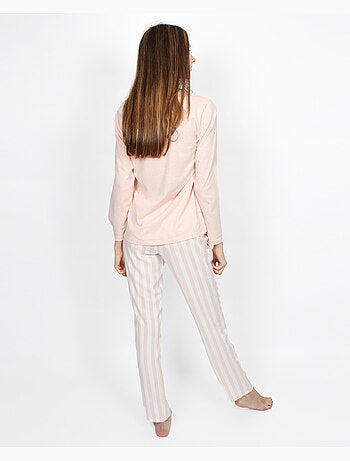 Pigiama a righe classiche a maniche lunghe da donna ADMAS CLASSIC