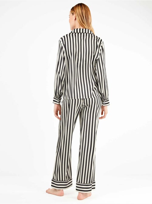 Pigiama a righe con camicia - Kiabi Pigiama a righe con camicia - Kiabi