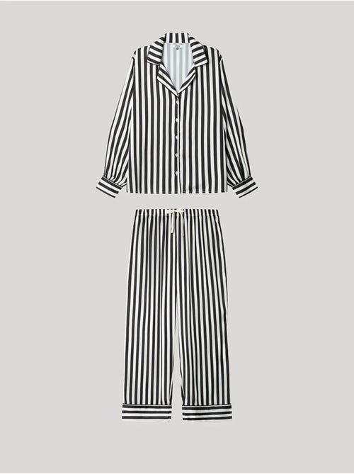 Pigiama a righe con camicia - Kiabi Pigiama a righe con camicia - Kiabi