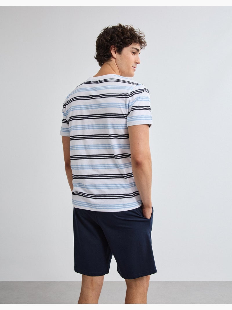 Pigiama a righe, MO Fashion Bianco - Kiabi