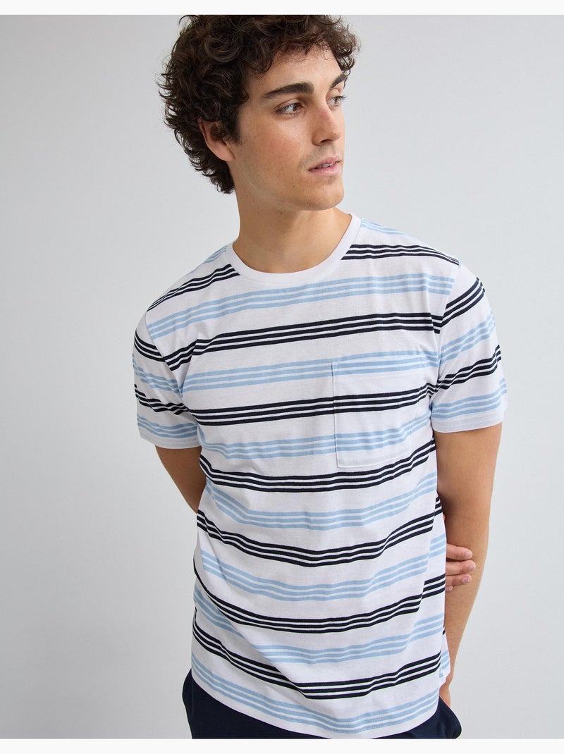 Pigiama a righe, MO Fashion Bianco - Kiabi