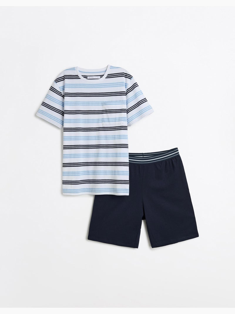 Pigiama a righe, MO Fashion Bianco - Kiabi