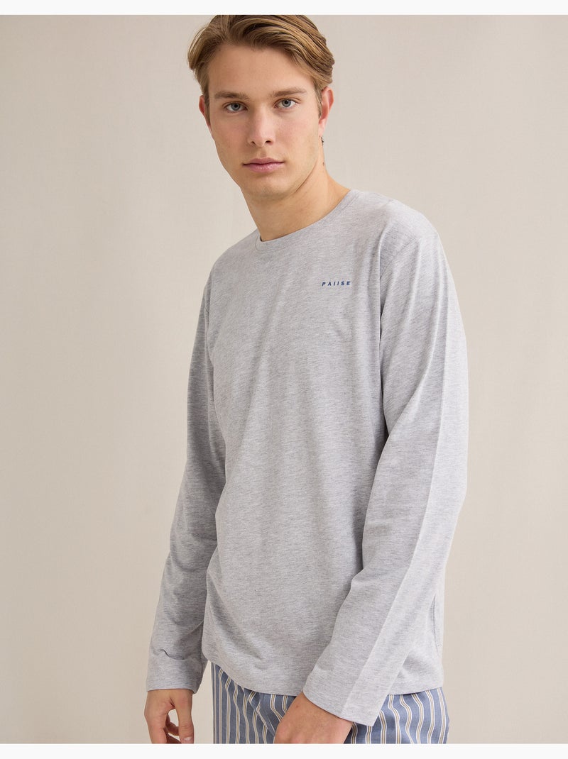 Pigiama a righe, MO Fashion Grigio - Kiabi
