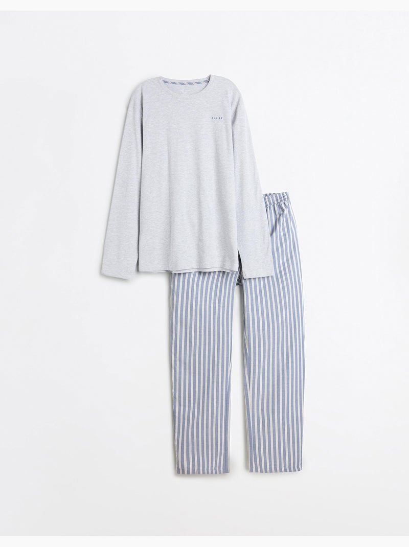 Pigiama a righe, MO Fashion Grigio - Kiabi