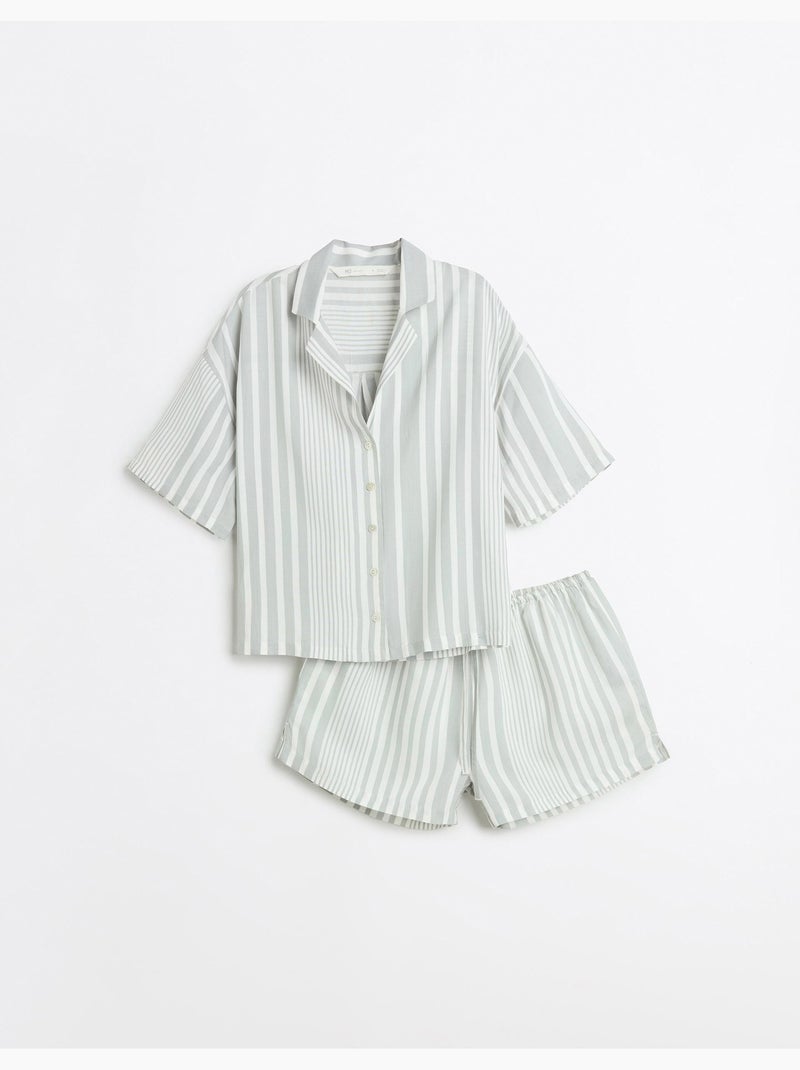 Pigiama a righe, MO Fashion Verde - Kiabi