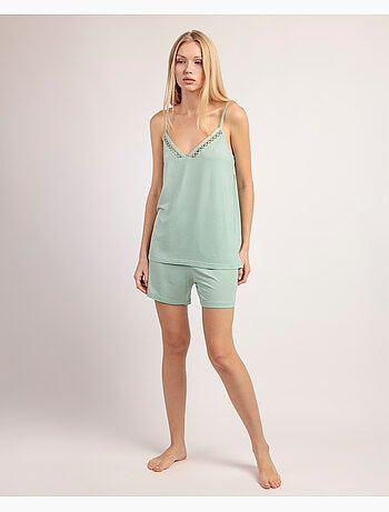 Pigiama ADMAS CLASSIC Fresh Air con spalline per donna