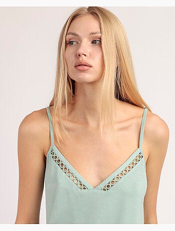 Pigiama ADMAS CLASSIC Fresh Air con spalline per donna