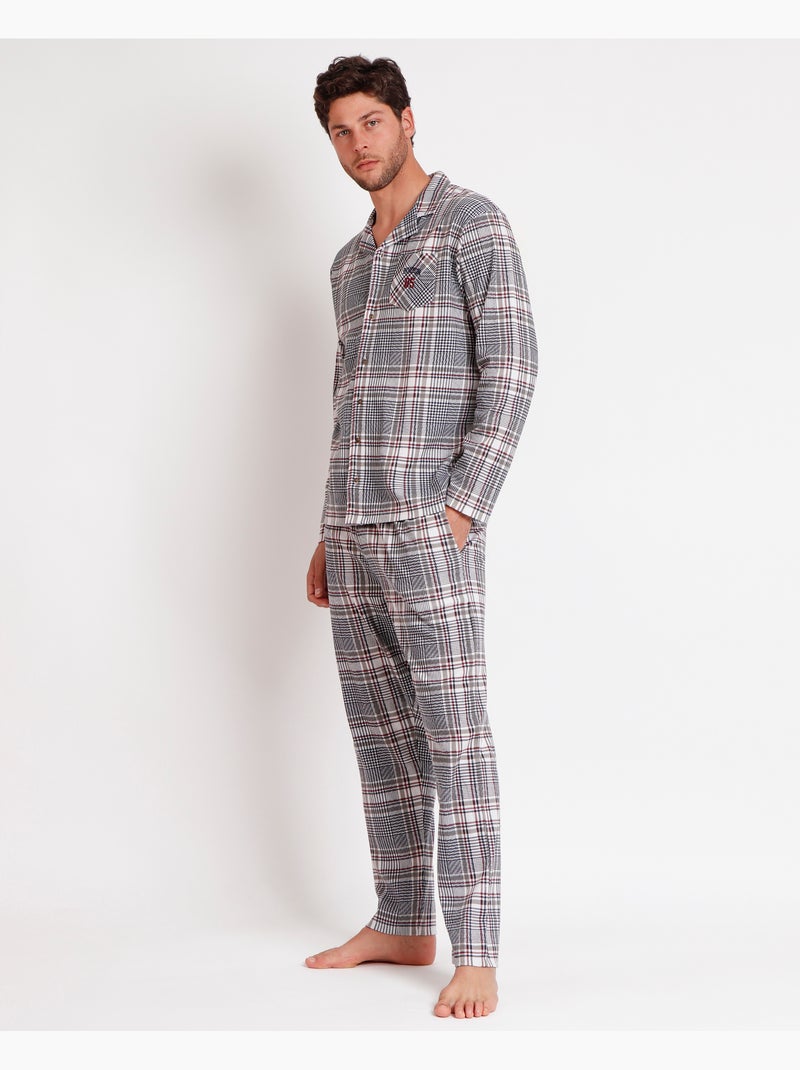 Pigiama aperto a maniche lunghe Boston da uomo ADMAS Beige - Kiabi