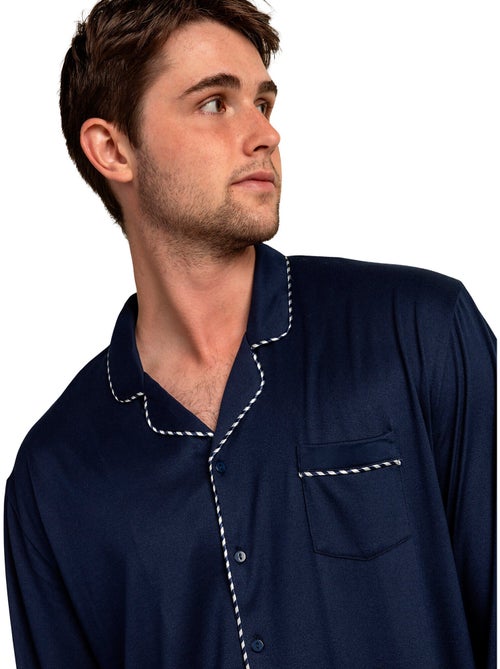 Pigiama aperto a maniche lunghe con perle di lusso da uomo ADMAS LUXURY - Kiabi Pigiama aperto a maniche lunghe con perle di lusso da uomo ADMAS LUXURY - Kiabi
